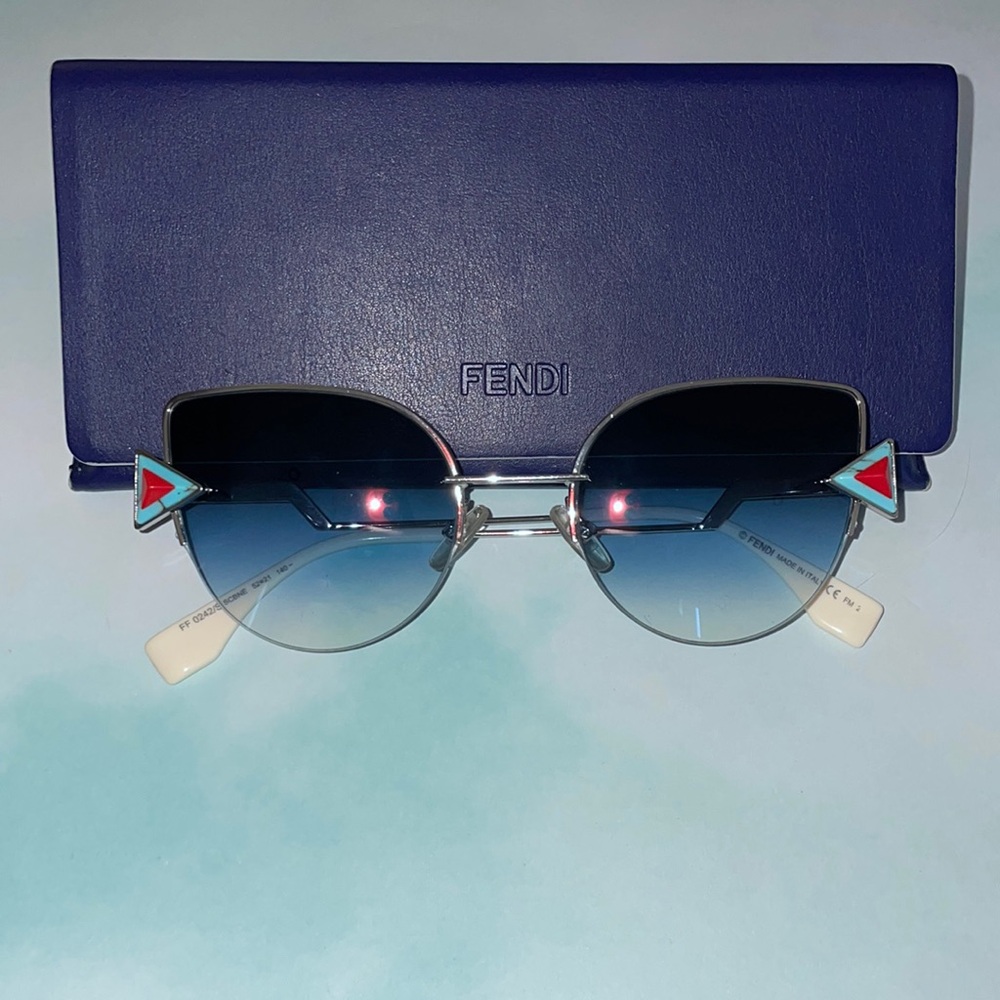 FENDI Sunglasses FF0242s Blue Gradient